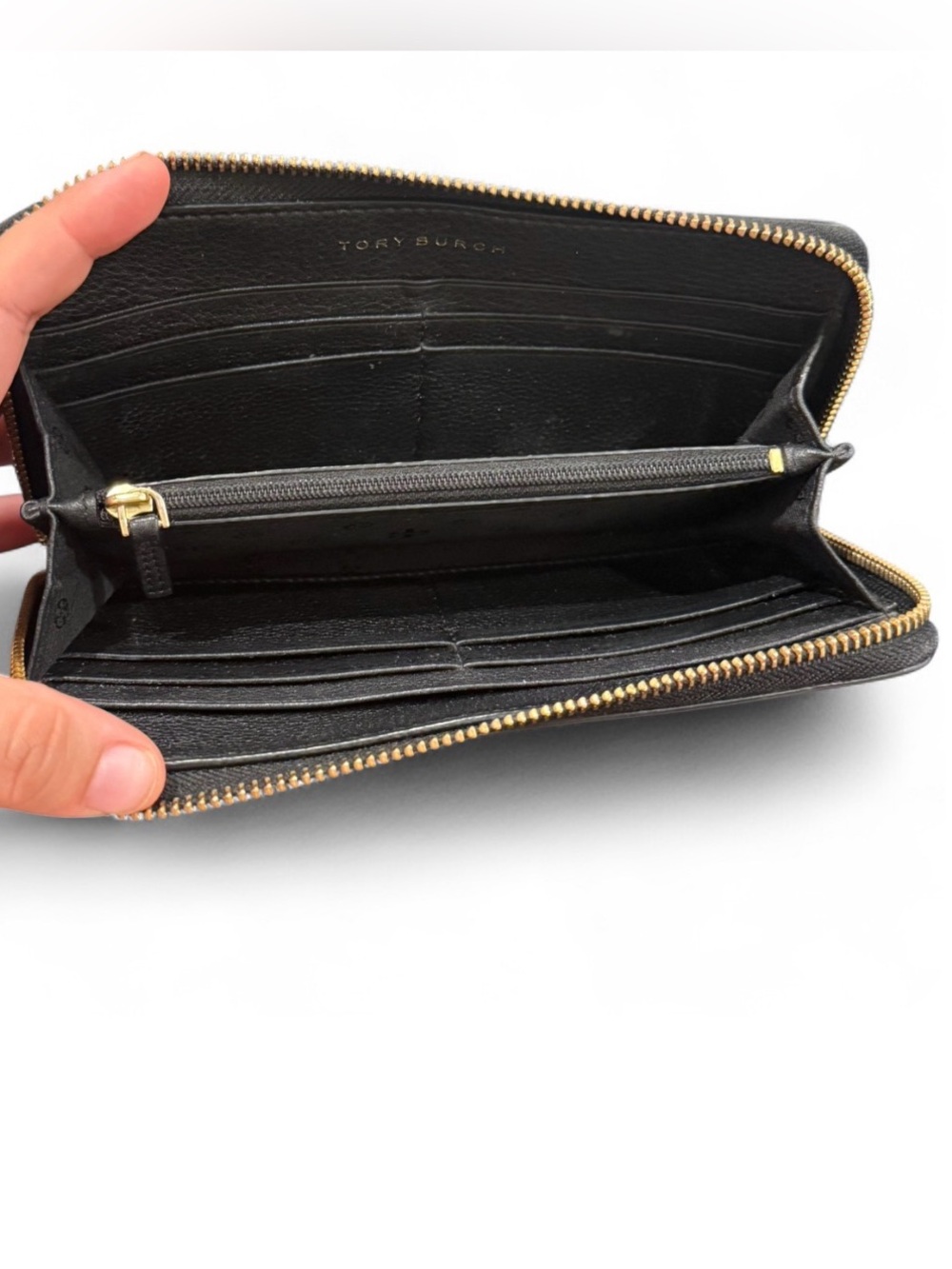 Tory Burch Black Leather Wallet - Picture 5 of 6